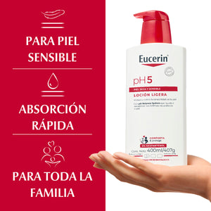 Eucerin - pH5 Loción Hidratante piel seca y sensible – 400 ml.