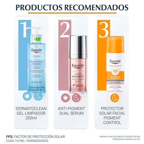 Eucerin - Protector Solar Facial Pigment Control FPS 50+ - 50 ml.