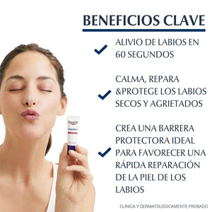 Eucerin - Aquaphor Reparador de Labios SOS – 10 ml.