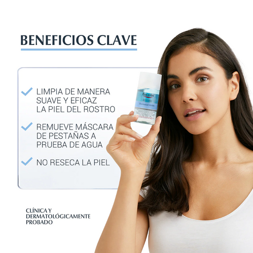 Eucerin - Dermatoclean Desmaquillante Bifásico De Ojos Día y Noche – 125 ml.
