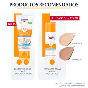 Eucerin - Protector Solar Corporal Spray Transparente Toque Seco Piel Sensible FPS 50 - 50ml.