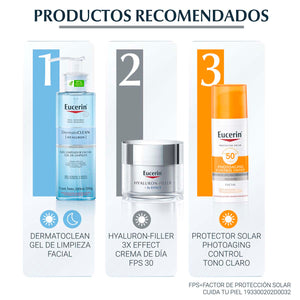 Eucerin - Protector Solar Facial Photoaging Control Tinted Tono Claro FPS50+ - 50ml.