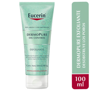 Eucerin - Exfoliante Facial Dermopure Piel Grasa y/o con Tendencia Acneica – 100 ml.