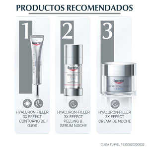 Eucerin - Hyaluron Filler Serum & Peeling Facial Antiarrugas Noche - 30 ml.