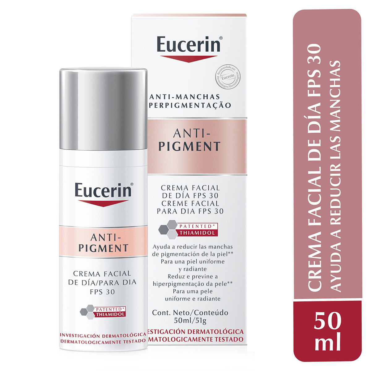 Eucerin - Anti-Pigment Crema Facial de Día Anti-Hiperpigmentación FPS30 – 50 ml.