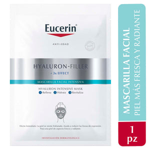 Eucerin - Hyaluron-Filler 3x Effect Mascarilla Facial Anti-Edad Intensiva – 1 Pz.