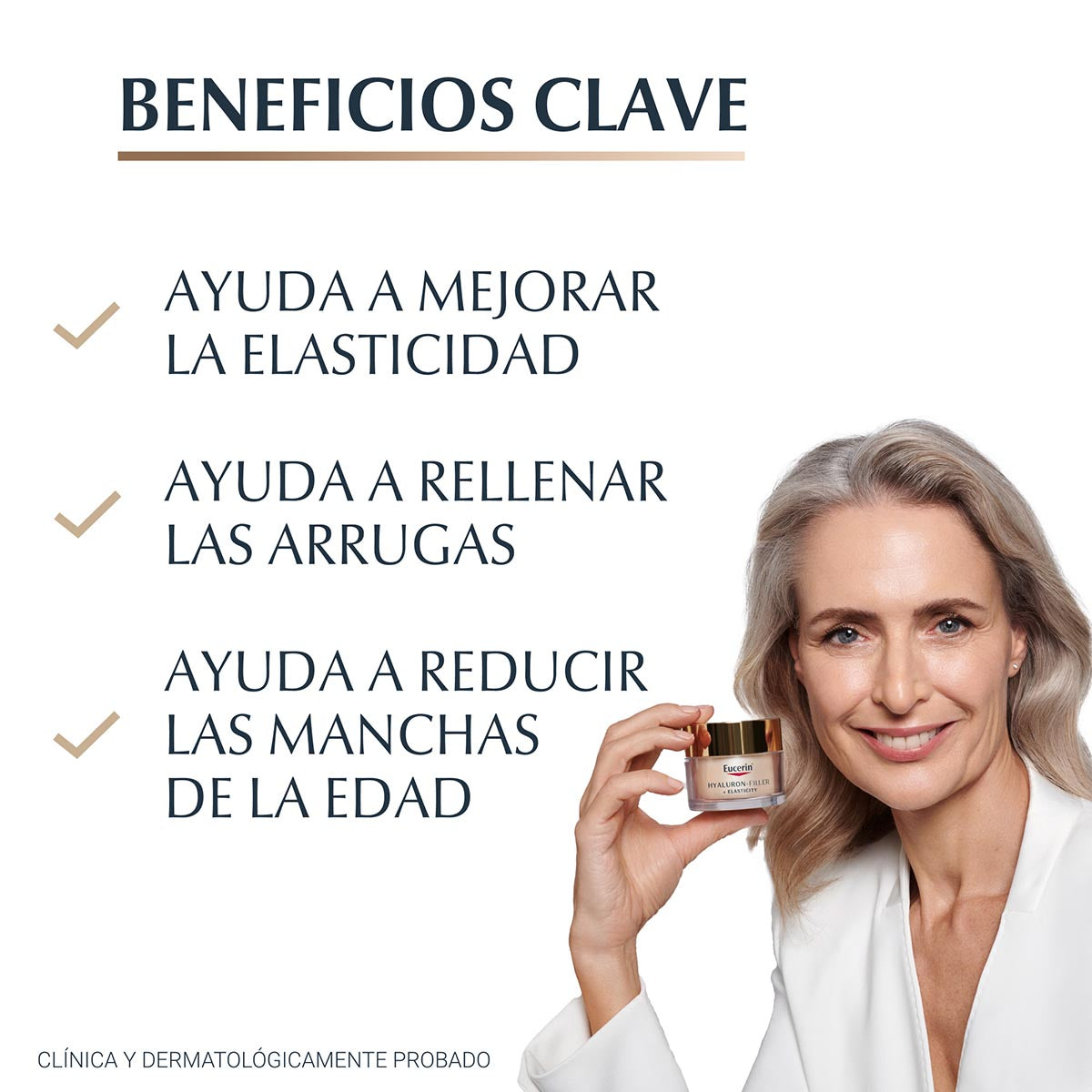 Eucerin - Crema Facial Antiarrugas Elasticity+Filler Día FPS30 – 50 ml.