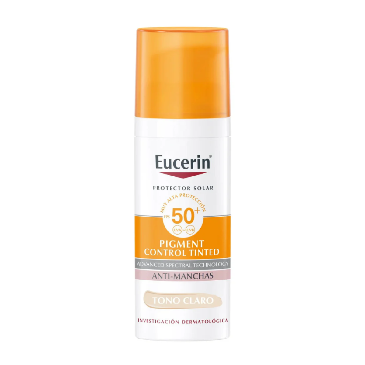Eucerin - Protector Solar Facial Pigment Control FPS 50+ Tono Claro - 50 ml.
