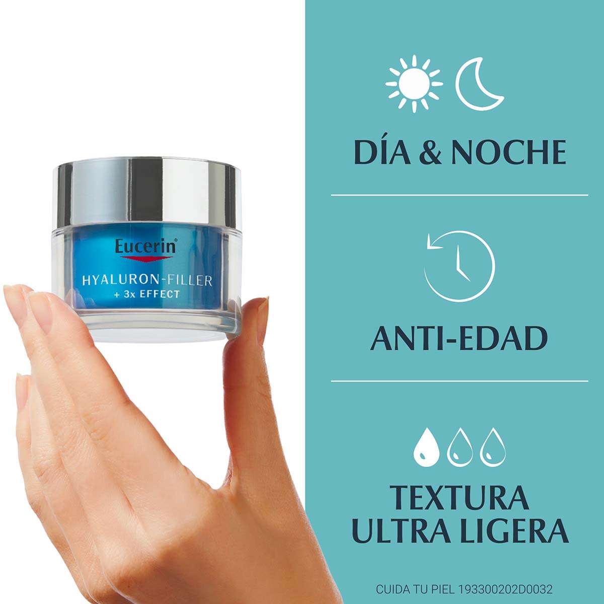 Eucerin - Hyaluron-Filler + 3x Effect Ultra-Light Gel – 50 ml.