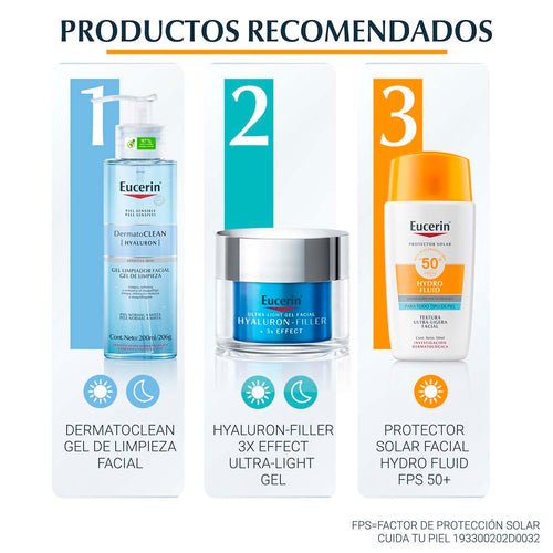 Eucerin - Sun Face Hydro-Fluid Protector Solar Facial Ultra-Ligero SPF 50+ - 50ml.