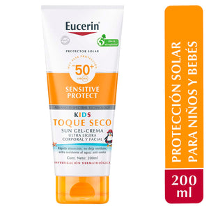 Eucerin - Sun Kids Loción Corporal Piel Sensible FPS50+ - 200 ml.