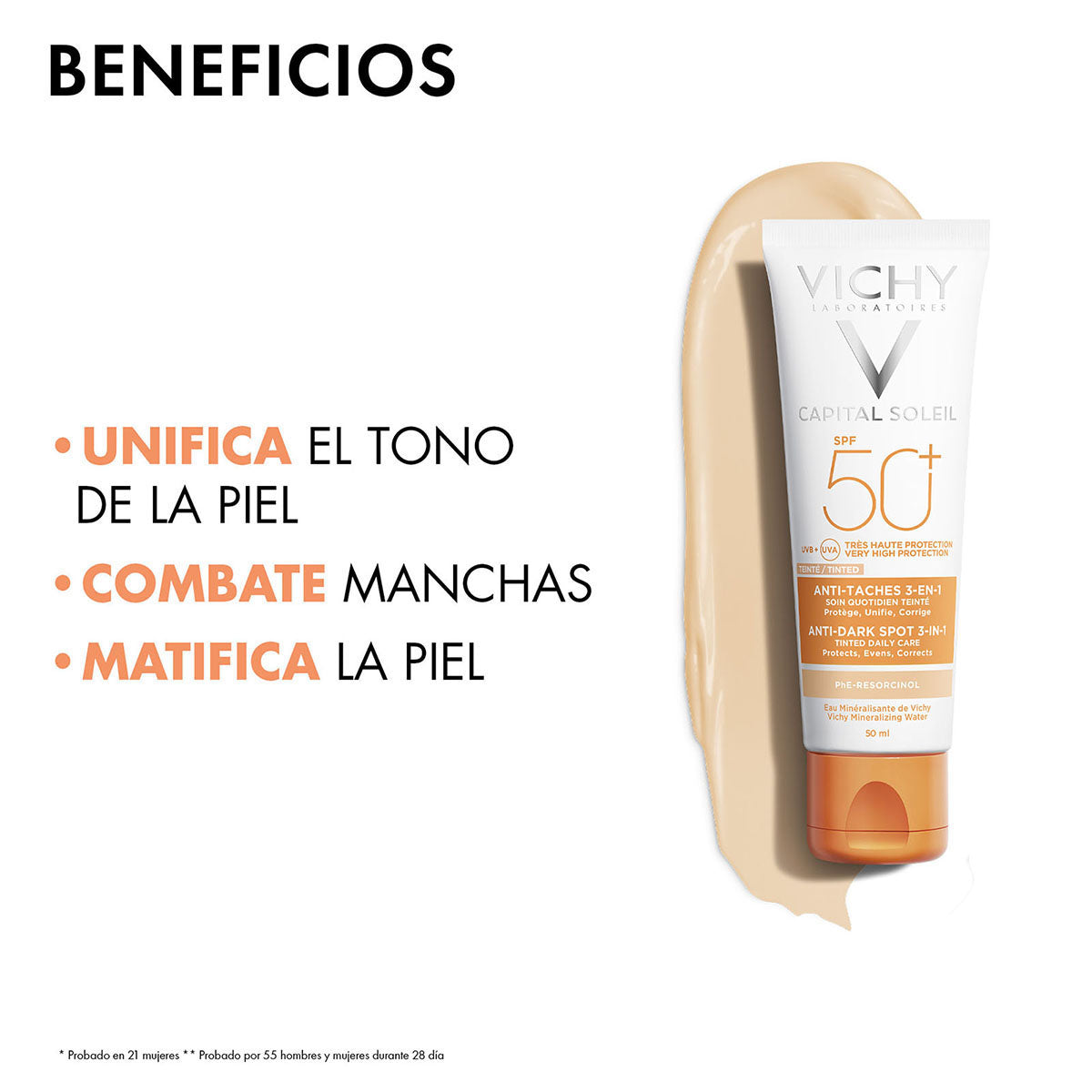 Vichy - Capital Soleil Protector Solar Anti-Manchas FPS 50+ - 50 ml.