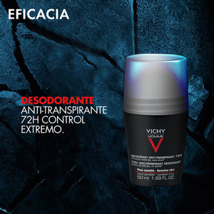 Vichy - Homme Desodorante anti-transpirante Regulacion intensa  72 hrs - 50 ml.