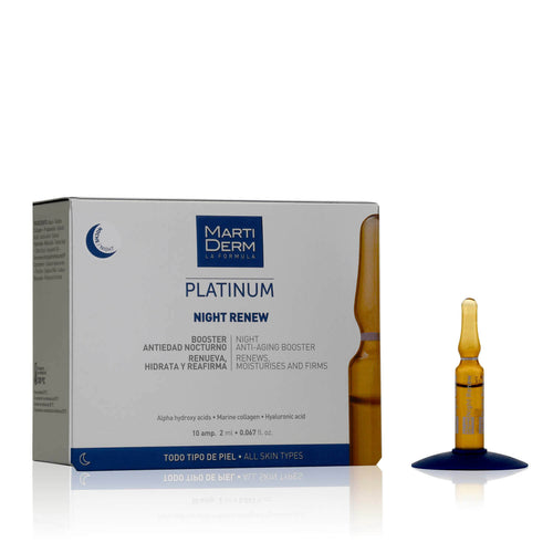 Martiderm - Platinum Night Renew - 10 ampolletas.