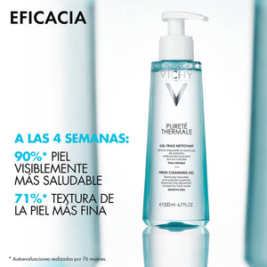 Vichy - Purethe Thermale, Gel De Limpieza Para Pieles Sensibles - 200 ml.