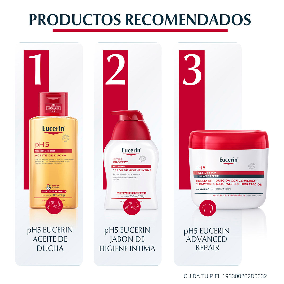 Eucerin - pH5 Aceite De Ducha Piel Seca y Sensible – 200 ml.