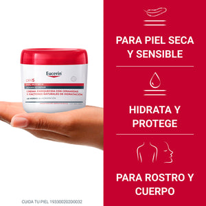 Eucerin - pH5 Advanced Repair Crema Corporal – 450 ml.