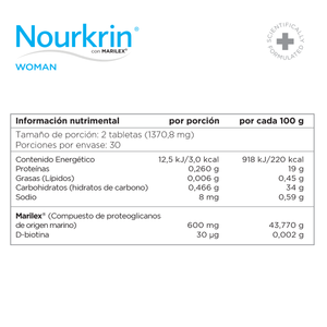 Nourkrin Woman - Caja con 60 Tabletas