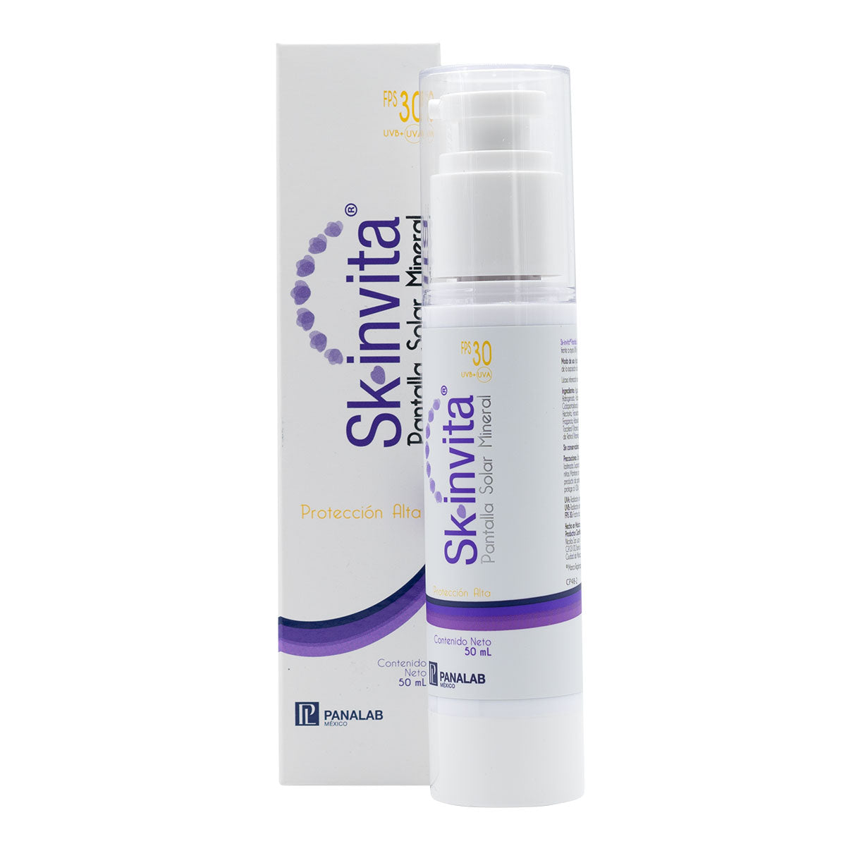 Panalab - Sk-invita Pantalla Solar Mineral FPS30 – 50 ml.