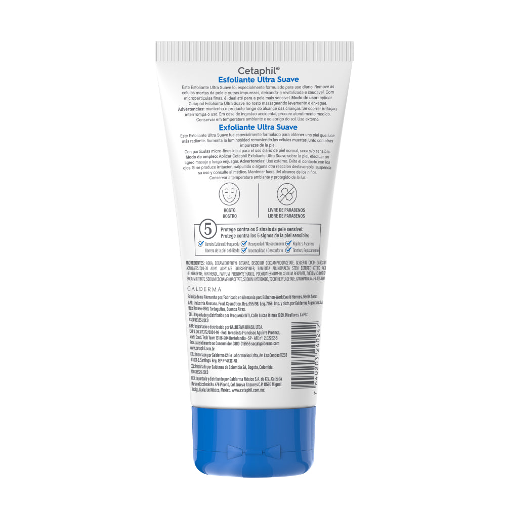 Cetaphil - Exfoliante Facial Ultra Suave – 178 ml.