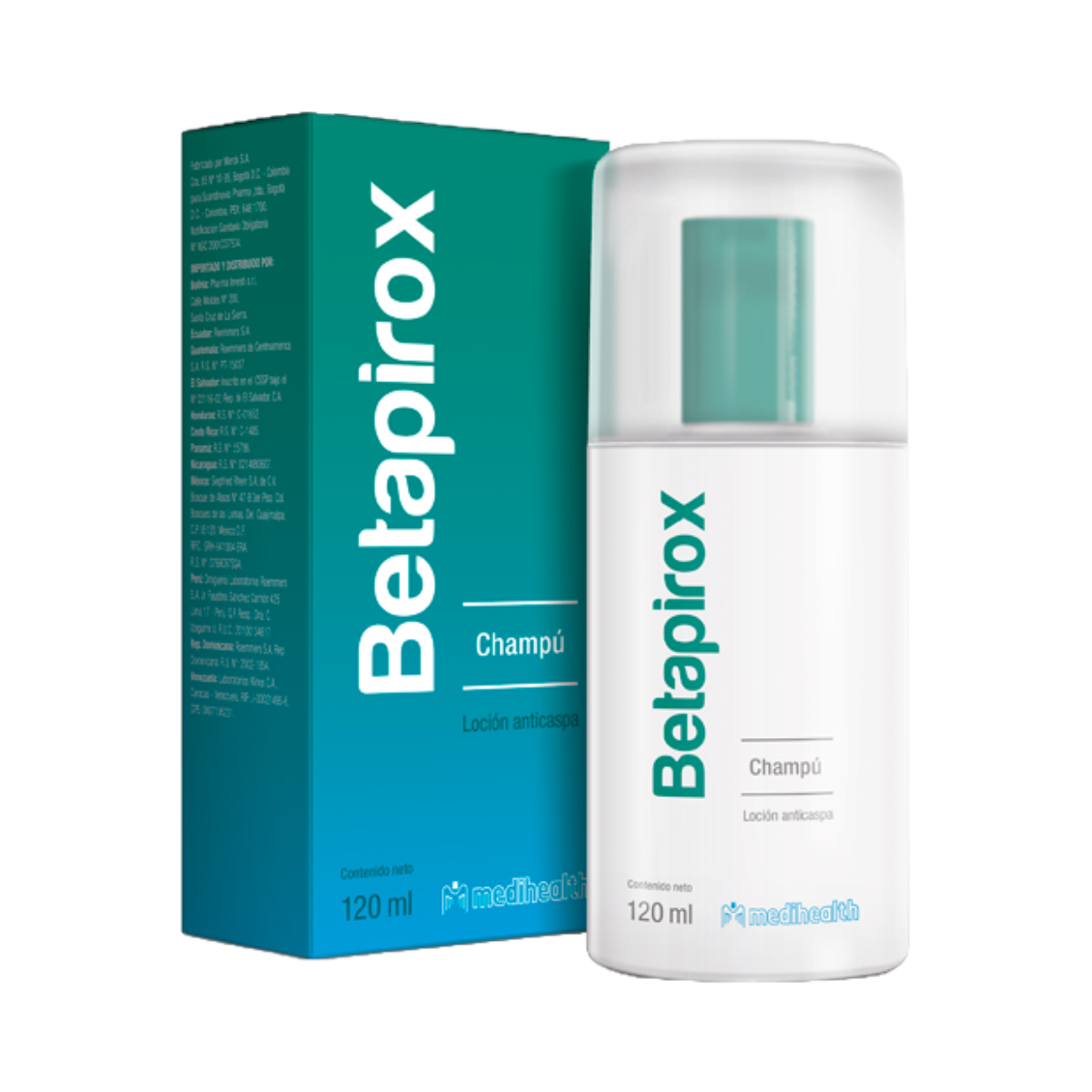 Medihealth - Betapirox Shampoo – 120 ml.