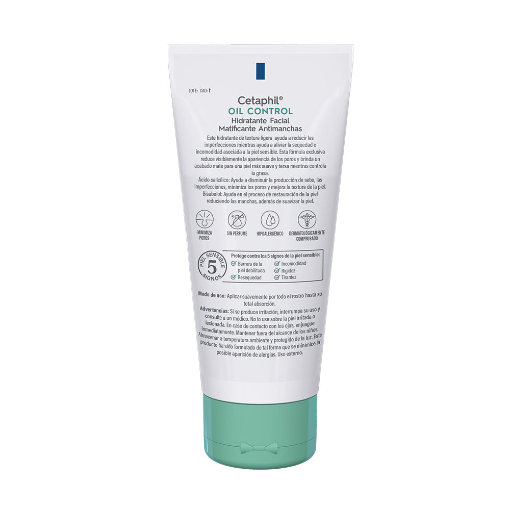 Cetaphil - Oil Control Hidratante Facial Matificante Antimanchas – 89 ml.