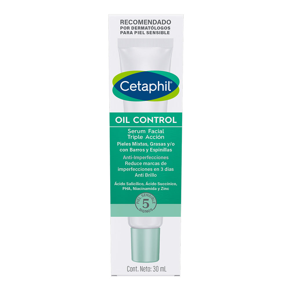 Cetaphil - Oil Control Serum Facial Triple Acción – 30 ml.