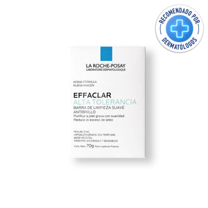 La Roche Posay - Effaclar Jabón en barra Alta Tolerancia Para Piel Grasa o Mixta - 70 gr.