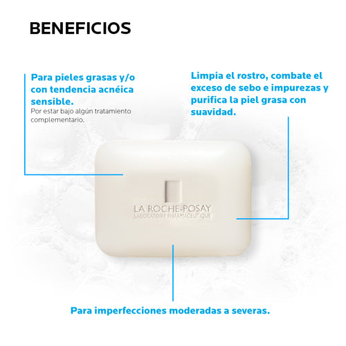 La Roche Posay - Effaclar Jabón en barra Alta Tolerancia - 70 gr.