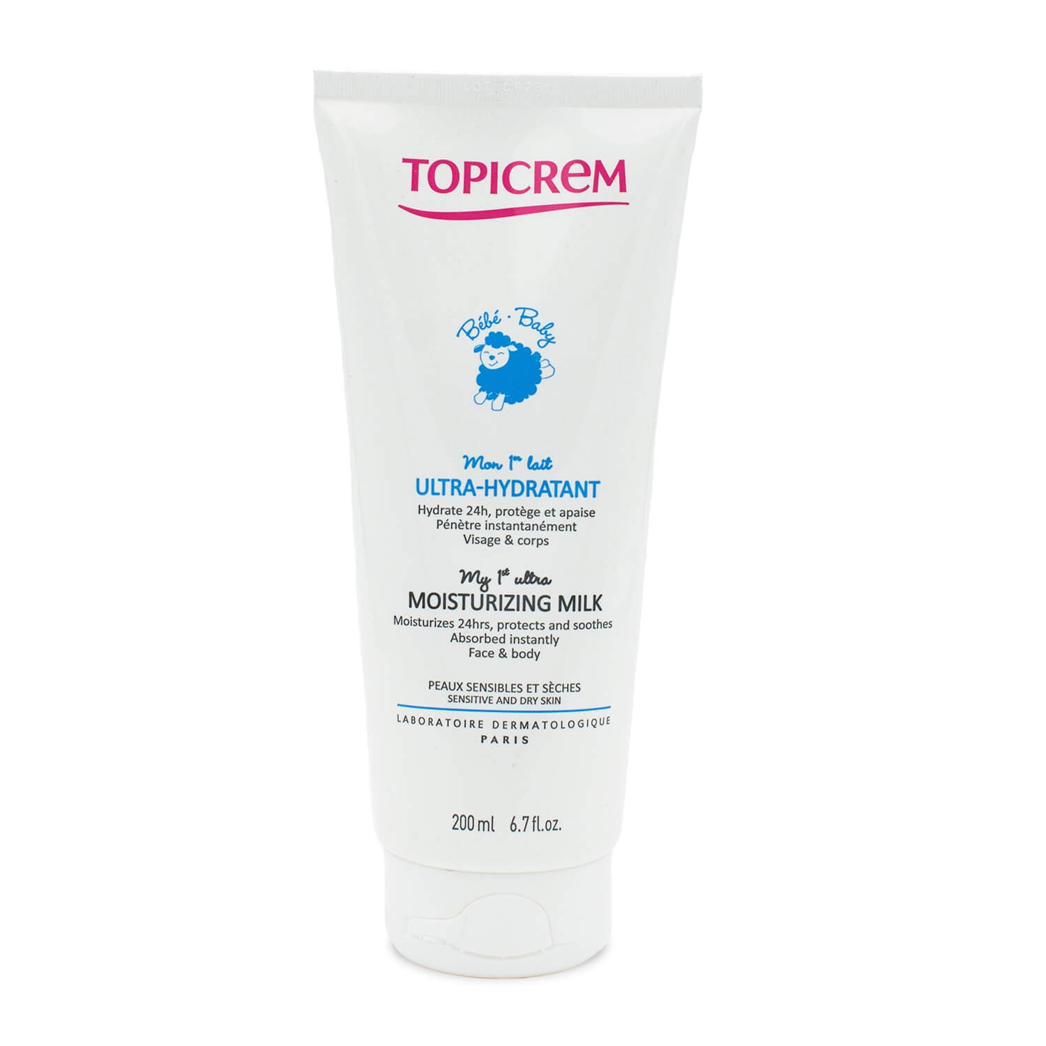 Topicrem - Crema para Bebé - Mi Primera Leche Ultra-hidratante - 200 ml.
