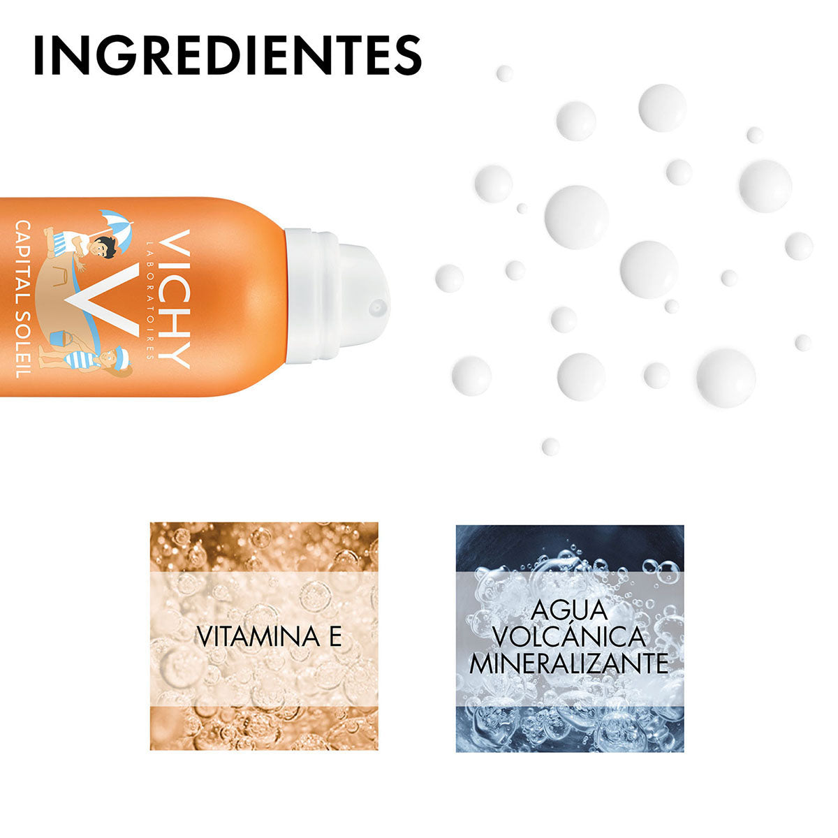 Vichy - Capital Soleil Bruma Solar Anti-Arena Niños SPF50+ - 200 ml.