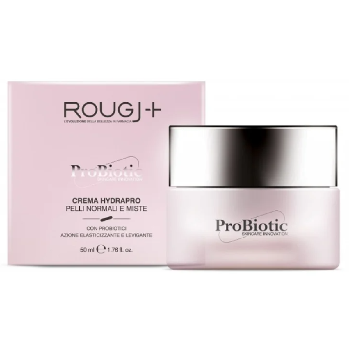 Rougj+ - ProBiotic Crema Facial HydraPro Piel Normal a Mixta – 50 ml.