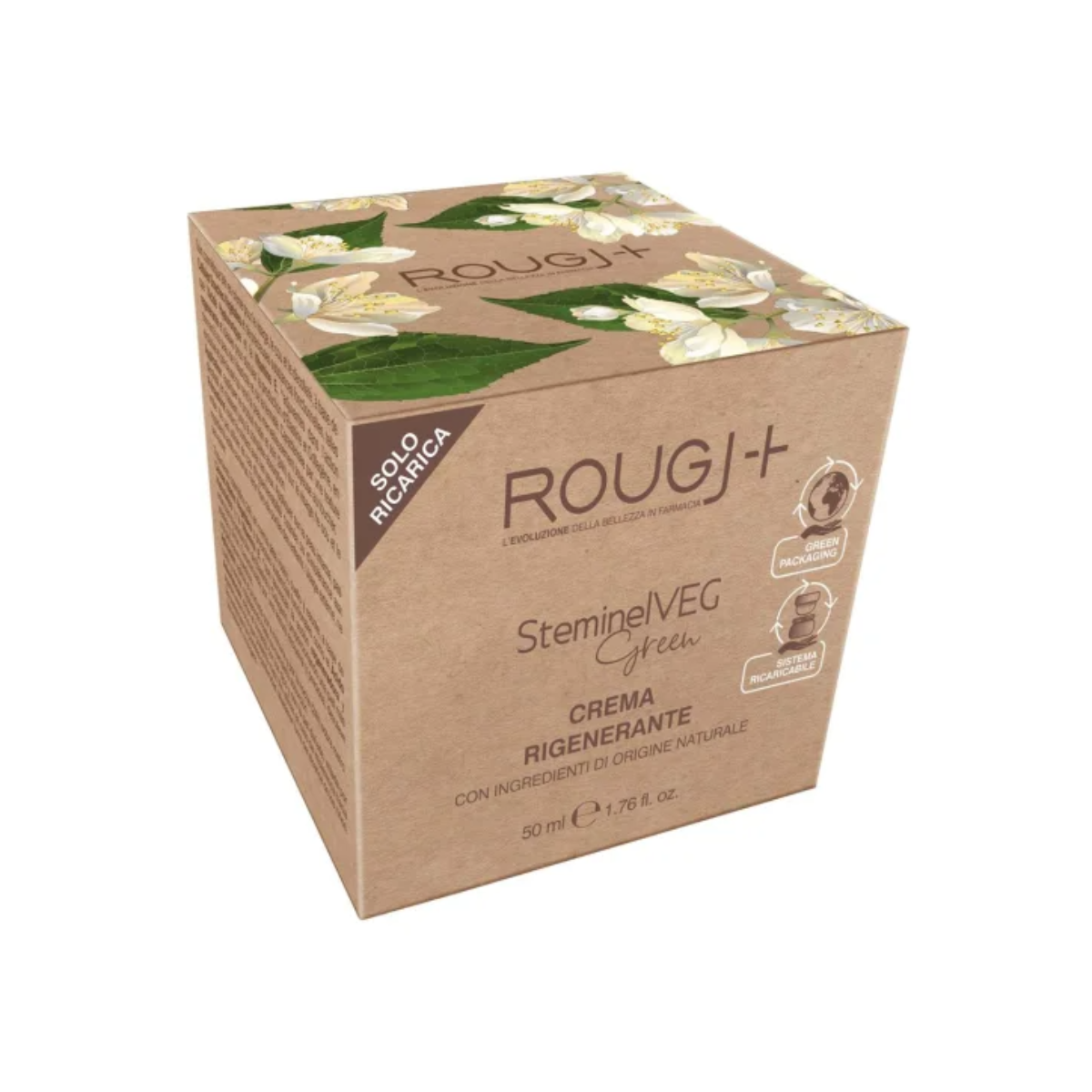 Rougj+ - SteminelVEG Green Crema Regeneradora Refill – 50 ml.