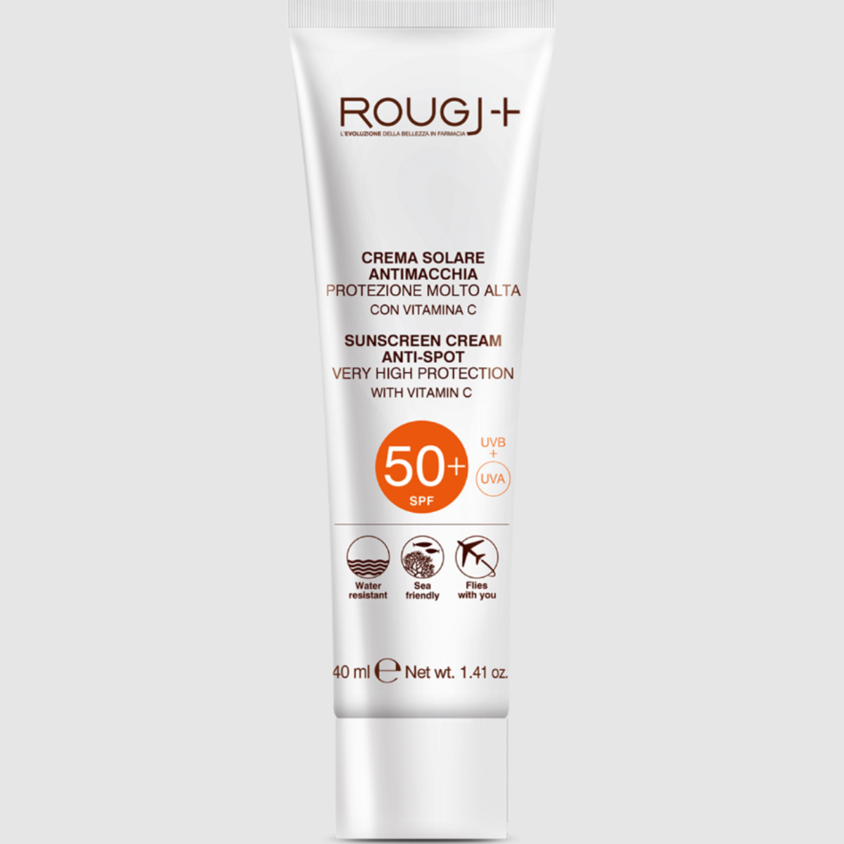 Rougj+ - Crema Solar Antimanchas 50+ - 40 ml.