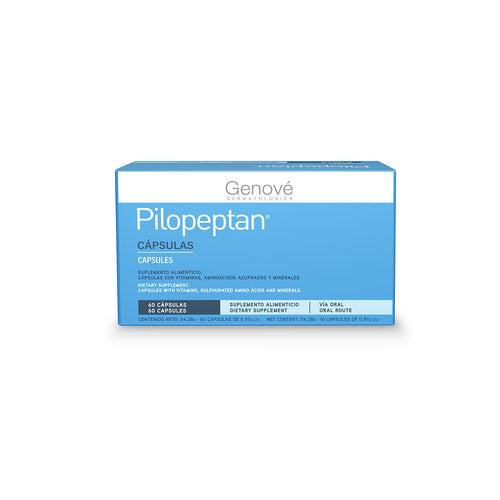 Genové - Pilopeptan Suplemento Alimenticio – Caja con 60 cápsulas.