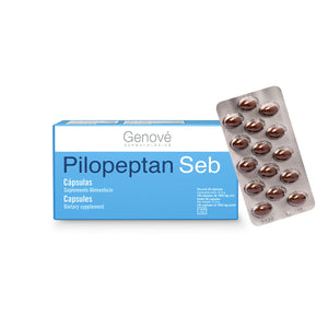 Genové - Pilopeptan Seb Suplemento Alimenticio - Caja con 30 Cápsulas.