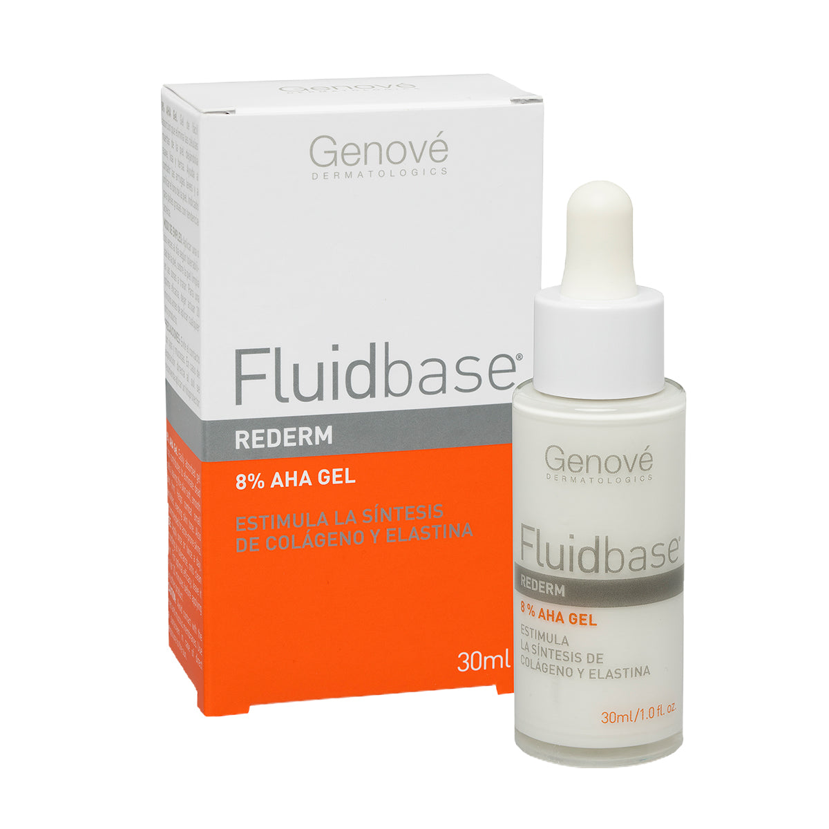 Genové - Fluidbase Rederm Gel AHA 8% Antienvejecimiento – 30 ml.