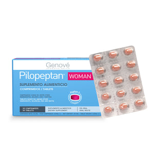 Genové - Pilopeptan Woman Suplemento Alimenticio - Caja con 30 Comprimidos.