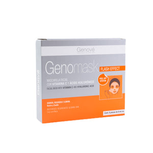 Genové - Genomask Mascarilla hidratante con Vitamina C - Caja con 6 sobres de 8 ml c/u.