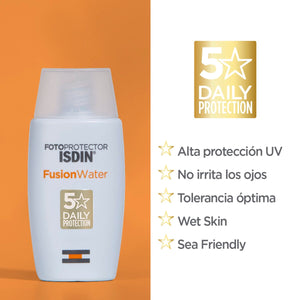 Isdin – Fotoprotector Fusion Water SPF 50 - 50 ml.