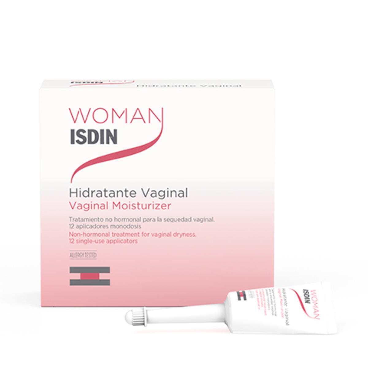 Isdin - Woman Gel-Crema Hidratante Vaginal - Caja Con 12 Monodosis, 6 ml c/u.