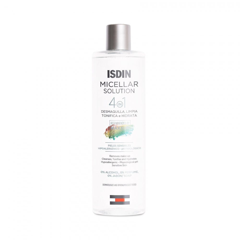 Isdin – Solución Micelar, Limpieza Facial Hidratante – 400 ml.