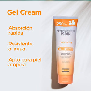 Isdin - Fotoprotector Gel Crema 50+ - 250 ml.