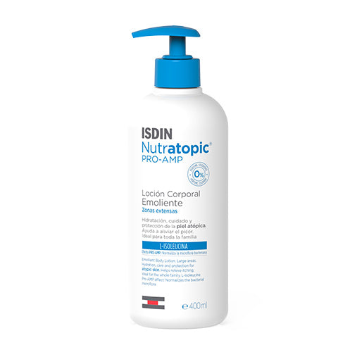 Isdin - Nutratopic Pro-AMP Loción Emoliente Piel atópica – 400 ml.