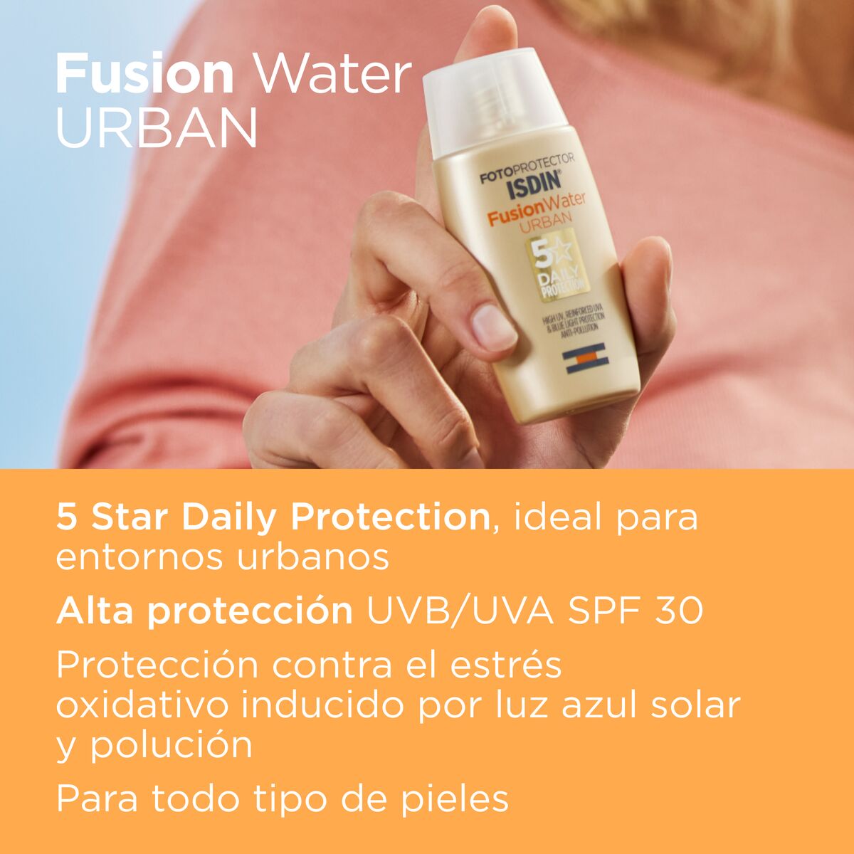 Isdin - Fotoprotector Fusion Water Urban SPF 30 - 50 ml.