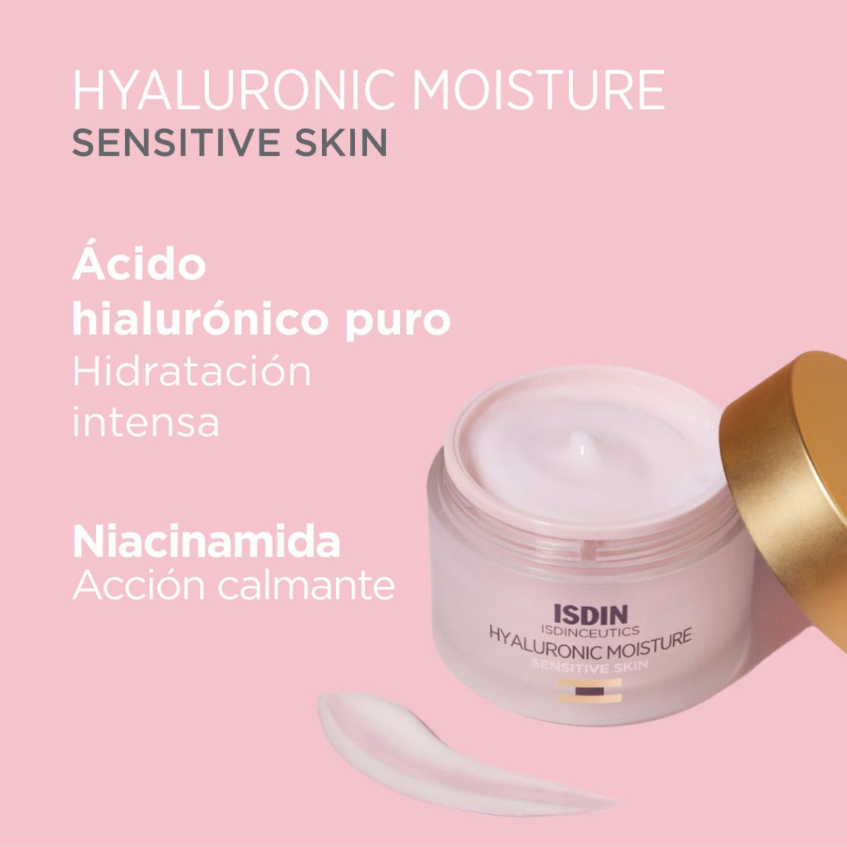 Isdin - Isdinceutics Hyaluronic Moisture Piel sensible – 50 g.