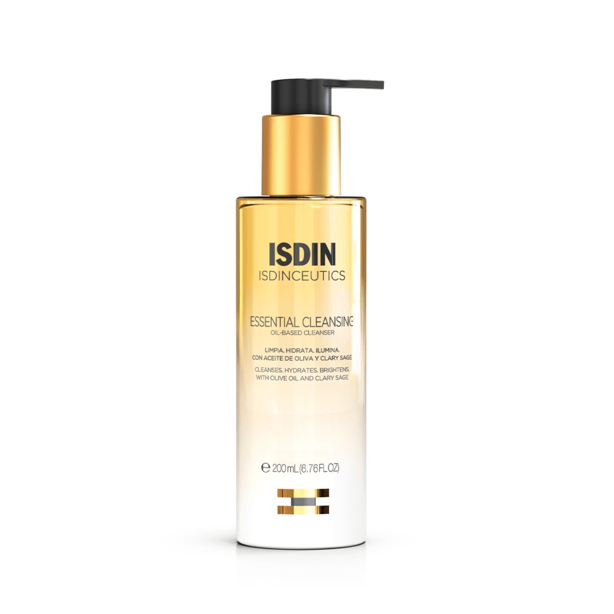 Isdin - Isdinceutics Essential Cleansing, Aceite limpiador facial oil-to-milk – 200 ml.