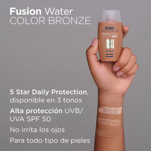 Isdin - Fotoprotector Fusion Water Color Bronce SPF 50 - 50 ml.