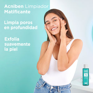 Isdin - Acniben Limpiador Matificante - 200 ml.