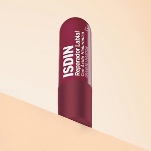 Isdin – Reparador Labial Granate con Ácido Hialurónico – 4 g.